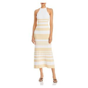 SIGNIFICANT OTHER Womens Beige Crisscross Straps Pullover Sleeveless Dress 4